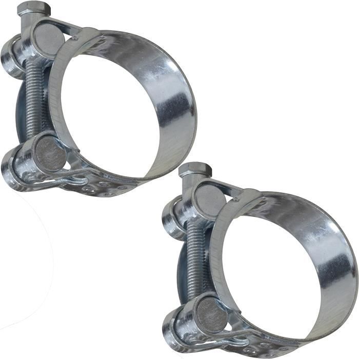 20x Colliers De Serrage Avec Garniture En Caoutchouc, Acier Inoxydable Colliers De Serrage à