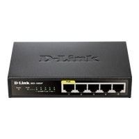 D-LINK Switch 5 ports - DES-1005P - 10/100Mbps dont 1 ports supportant le PoE