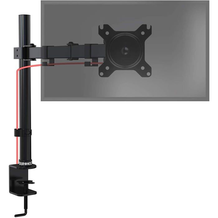 Duronic DM151X3 Support écran PC pour bureau à pince – Hauteur ajustable – Rotatif / Inclinable / Pivotable – Compatibilité