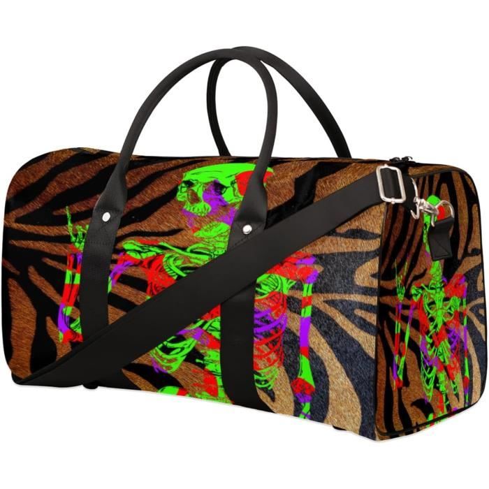 Grand Panier À Linge Motif Tête De Mort Mexicaine, Grands Paniers À Linge Pliables, Sac À Linge