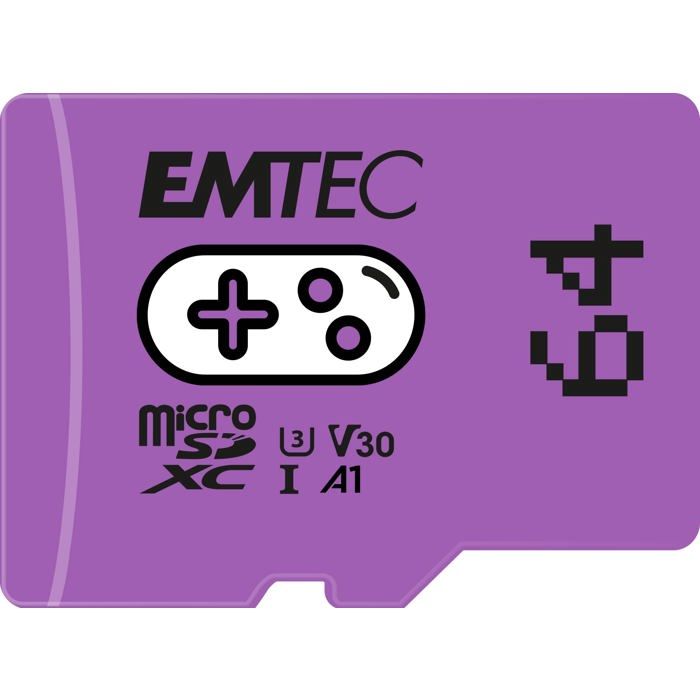 Emtec ECMSDM64GXCU3G mémoire flash 64 Go MicroSDXC UHS-I Violet - vue 3
