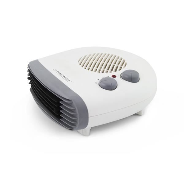 Radiateur Soufflant - ESPERANZA - SAHARA 1000/2000W - Blanc - Acier - Convection