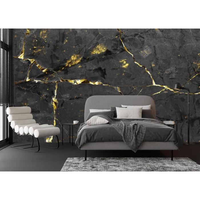 Papier Peint Panoramique Marbre, Soie 350x256 cm 3D Poster Geant Mural ...