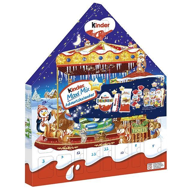 Ferrero Kinder MAXI MIX Calendrier de l'Avent Noël 2019 351g