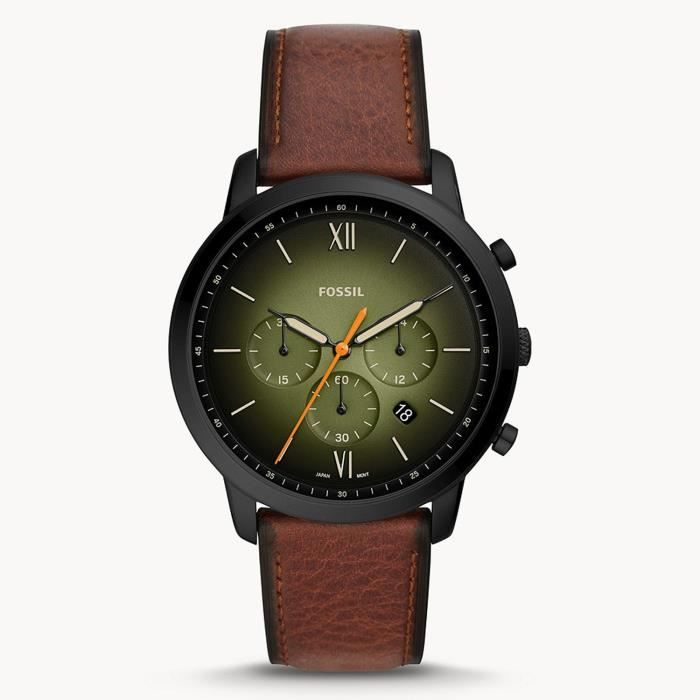 Montre fossil verte - Cdiscount