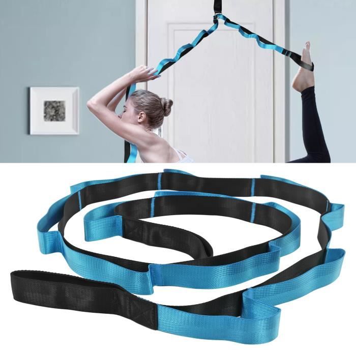 Ceinture D’entraînement Fitness – Traction Traîneau, Bande De Résistance, Nylon Noir