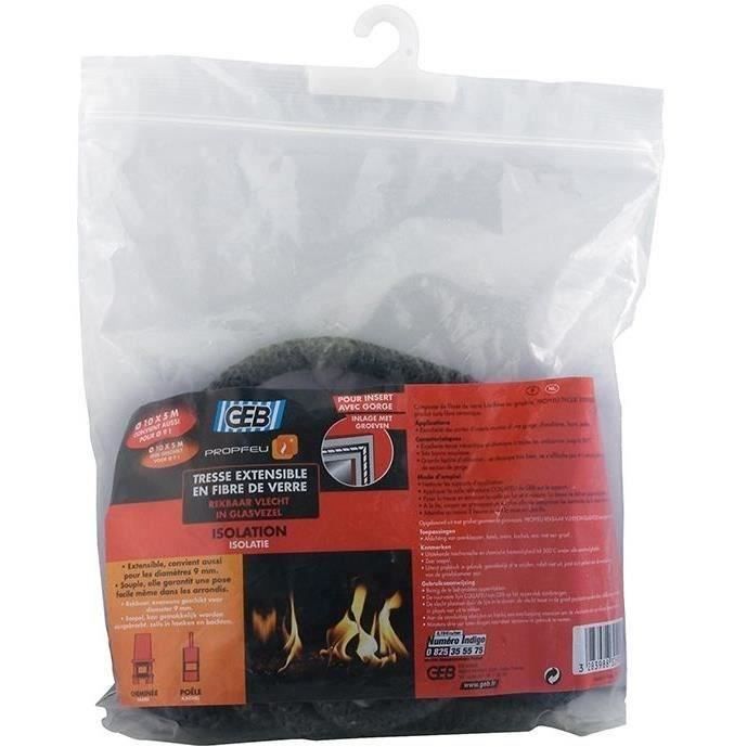 Tresse extensible fibre verre - 10 mm x 5 m