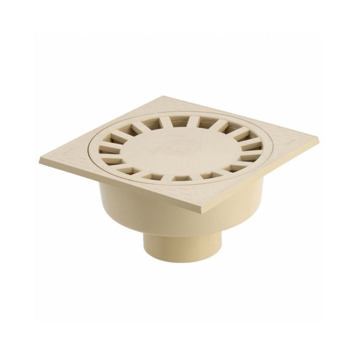 Siphon de sol PVC 250 x 250 - sable