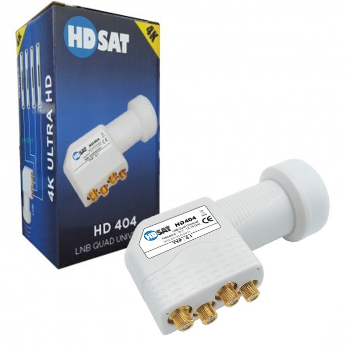 Technomate UHD 4K 3D HD 0.1dB Gold Series Quad 4 Output Technomate UHD 4K 3D HD 0.1dB Gold Series Quad 4 Output