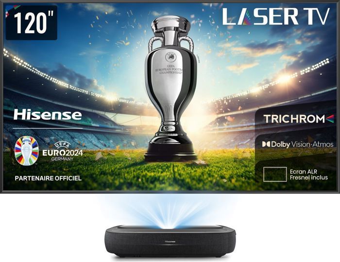 Vidéoprojecteur home cinéma 120L9HA Laser TV + écran ALR FRESNEL - vue 6