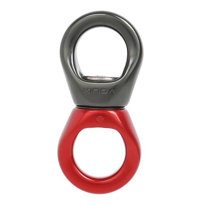 Pivot Balançoire 360° 35 KN - Pour Hamac, Soie Aérienne, Jeux D'Enfants - Alliage Aluminium/Magnésium