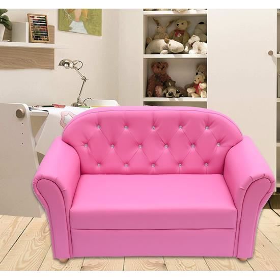 Fauteuil Enfant Canape Enfant Siege Pour Fille Ros Cdiscount Puericulture Eveil Bebe