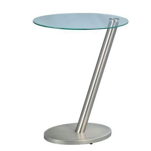 hometrends4you   table d'appoint en acier inoxydable 40 x 48 x 30 cm - 528388