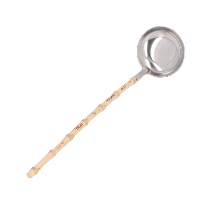 Louche Inox Avec Bec Verseur - Cuillère à Sauce Multifonction En Acier Inoxydable 201, Idéale Pour Soupe, Fondue, Wok Et Cocktails