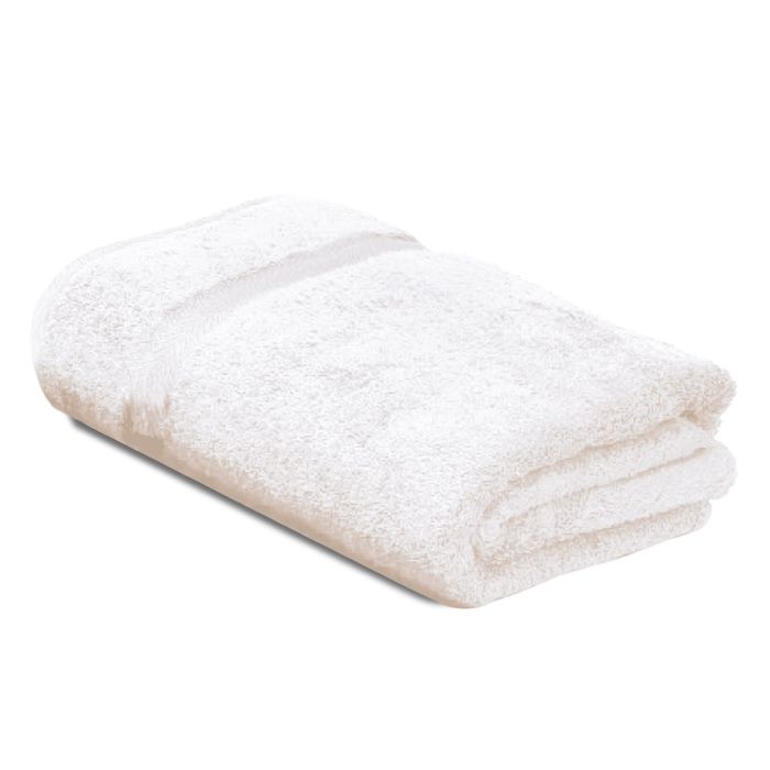 Gant De Toilette Set De 6 Serviettes Invités 40x60cm ZOLLNER - Coton 380g/m² Blanc Qualité Hôtelière 380g/m2 Blanc