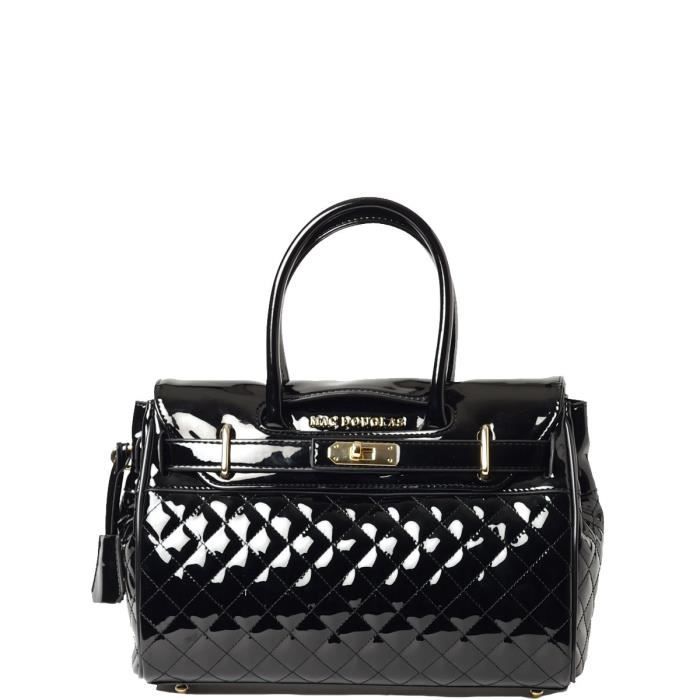 Sac à main Mac Douglas Pyla Losange vernis ref_49905 L01V Noir ... Sac à main Mac Douglas Pyla Losange vernis ref_49905 L01V Noir ...