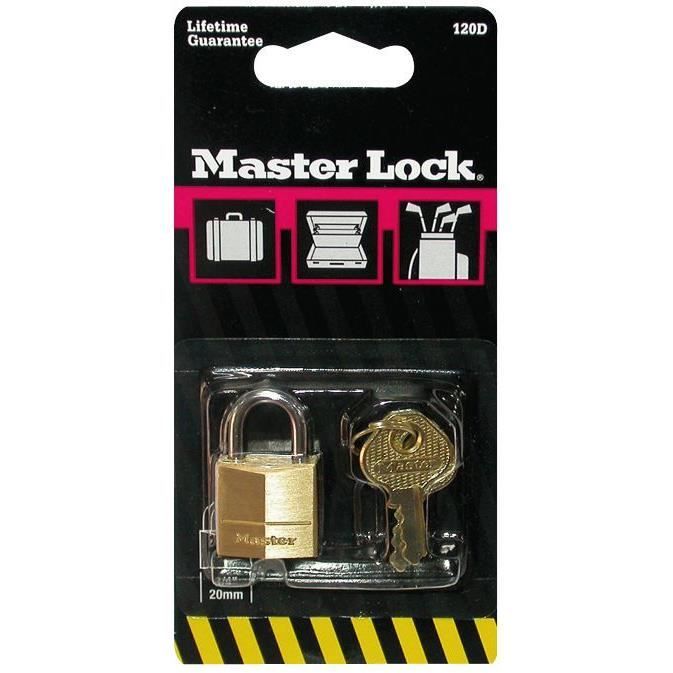 Cadenas à combinaison avec clé de secours Master Lock