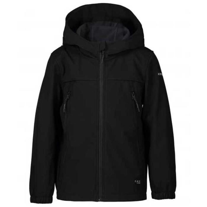 Blouson Softshell Konan JR Icepeak Noir Enfant Multisport