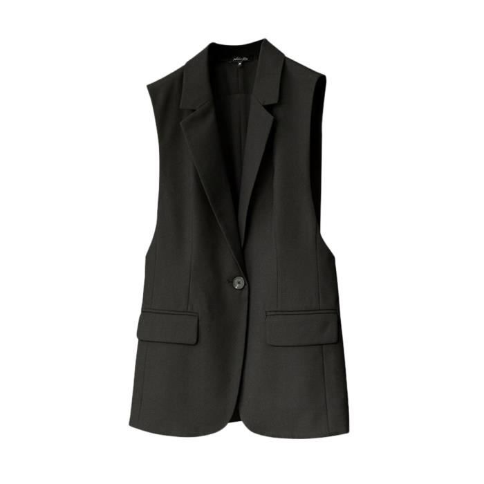 Blazer sans on sale manche femme