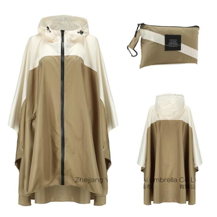SIRMEDER Poncho Imperméable Femme - Léger, Respirant Et Compact Pour Randonnée