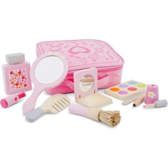 New Classic Toys Mallette de maquillage factice en bois 18290