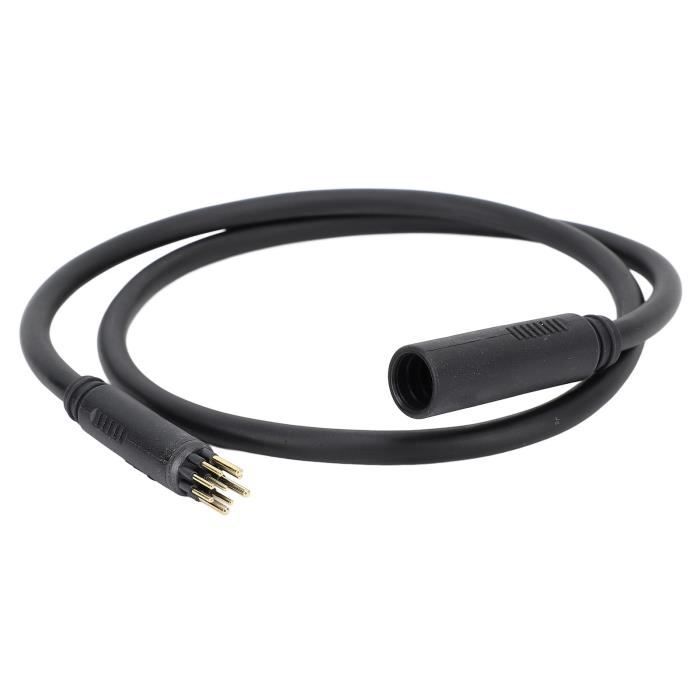 Câble D'Extension Moteur Vélo Électrique BuyWeek – 9 Broches Étanche M6, Longueur 66 Cm, En ABS, Résistant Aux Hautes Températures
