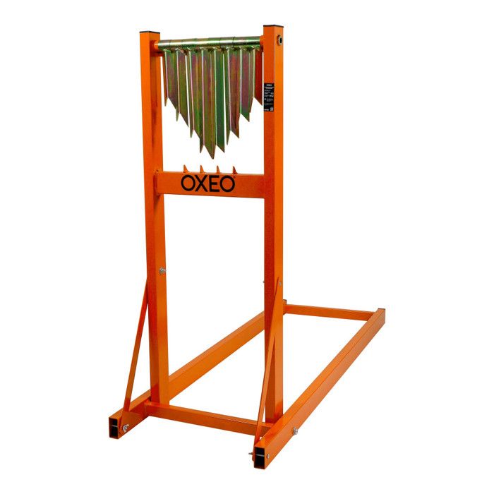Support pour Scie à Onglet avec Plateau et Roulettes, Piètement pour Scie Pliable en Acier, Capacité de Charge 149,7 kg, Hauteur et Longueur Réglables, Portable et Compact, pour Chantier | FR
