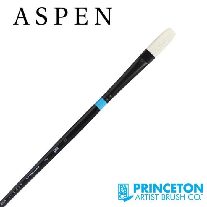 Pinceau Aspen plat synthétique série P6500 de Princeton - nb:4 NB : 4