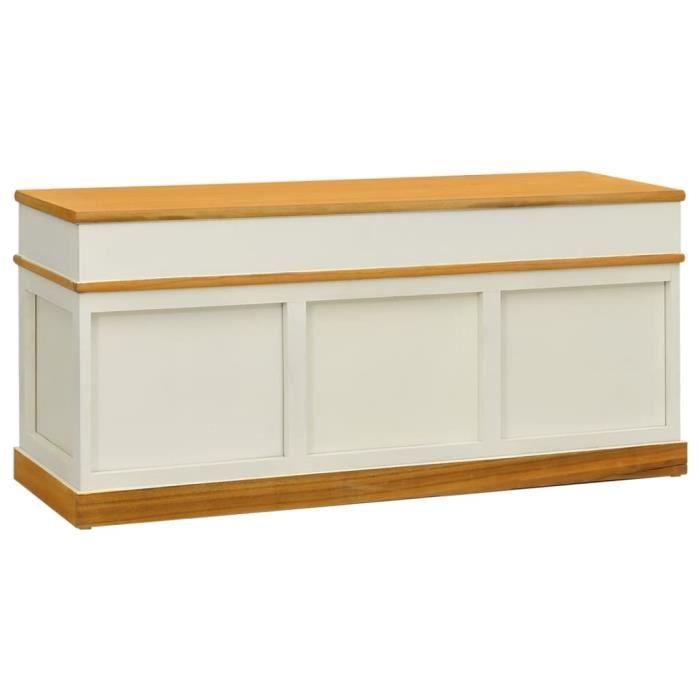 Krok Wood Banc Tomas Bois Massif Hêtre - Banc D'Entrée Ou Salle à Manger 70x35x45 Cm