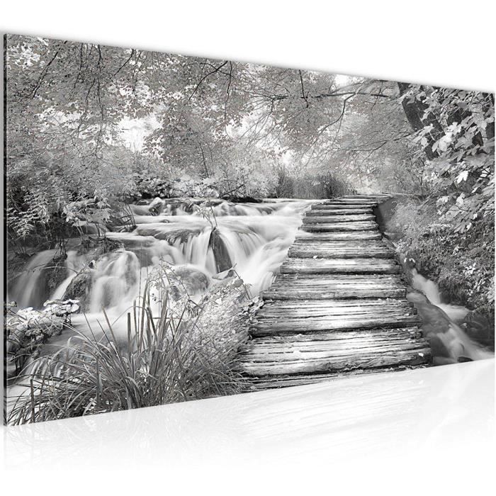 Images sur toile sur cadre 200 x 100 cm cascade pret a