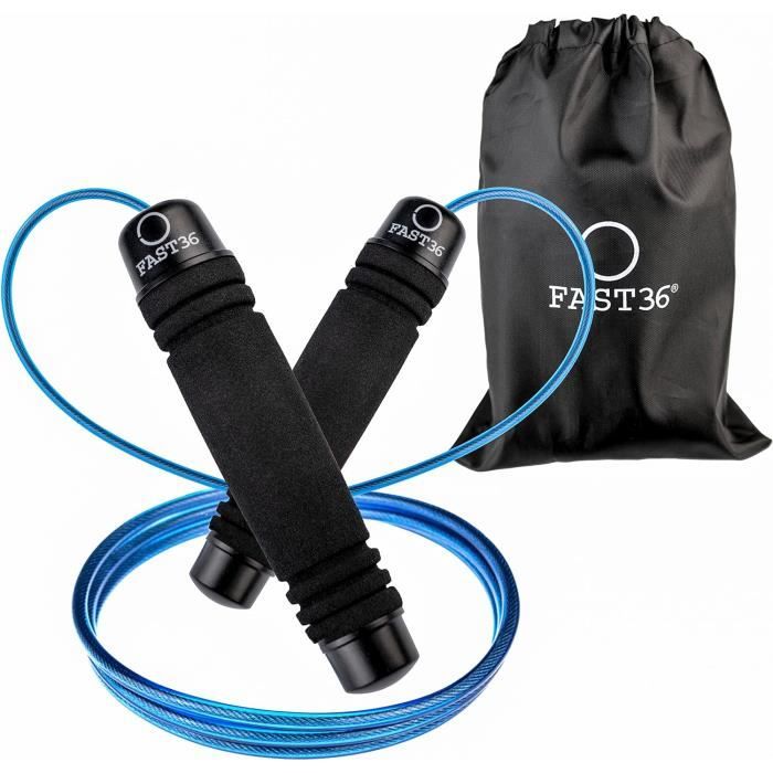 Pack De 50 Cordes à Sauter Krona - Réglables Pour Exercice, Boxe, Aérobic - Idéal Salle De Sport