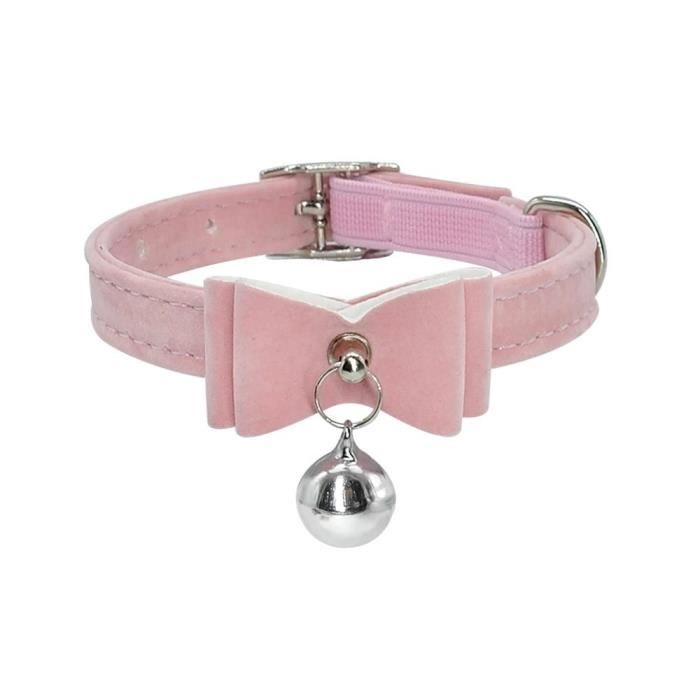 933 Une Piece Collier Chat Clochette Collier Reglable Avec Pendentif Cloche Pour Chaton Chiot Cdiscount