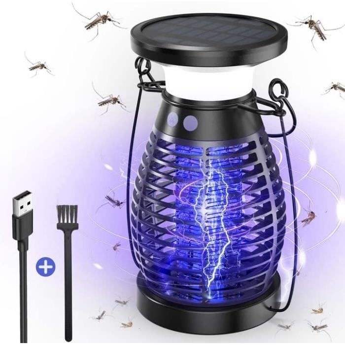 Lampe Anti Moustique, 3 in 1 Anti Moustique Exterieur,4200V Lampe UV