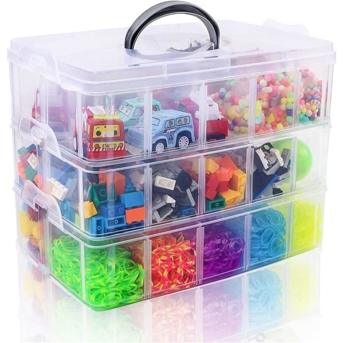 Boîte De Rangement En Plastique Transparent Avec 44 Compartiments Pour Boîte De Rangement En Plastique Transparent Avec 44 Compartiments Pour