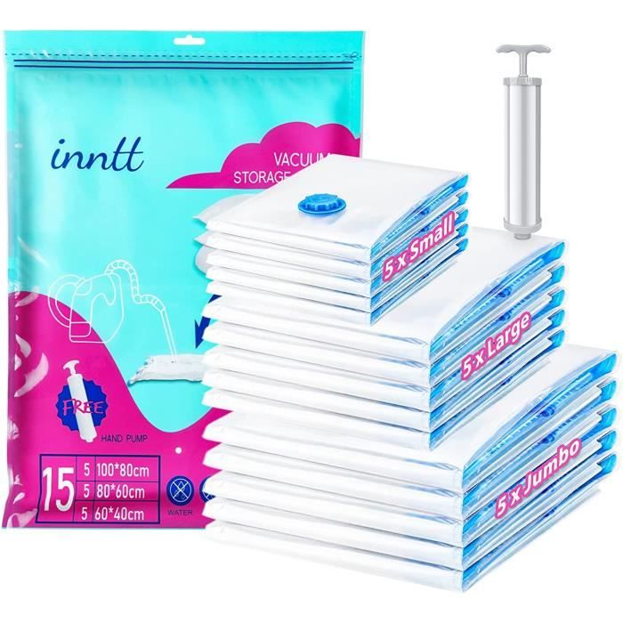 Aspirateur Housse Sous Vide Pour Couette 220x240 SPANTAD Sac Sous