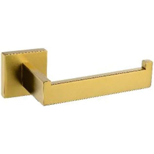 Double Porte Papier Toilette Avec Étagère, Laiton Verre Porte Rouleau