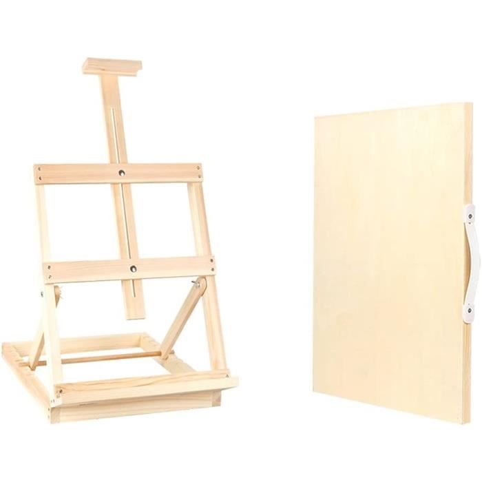 Cavallet Bview Art H-Frame en hêtre, hauteur ajustable 85cm