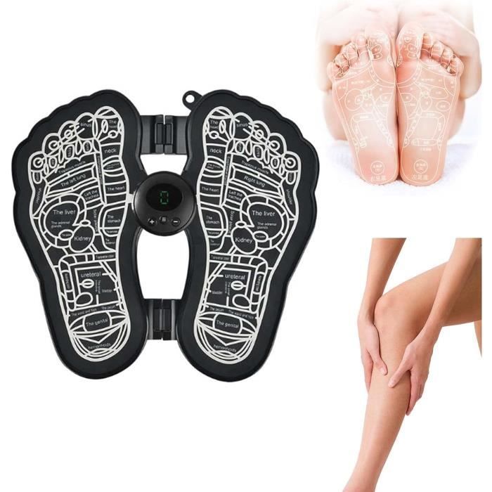 Masseur De Pieds électrique HENESE – Stimulation EMS, 8 Modes, 19 Intensités – Portable Et Pliable - 6