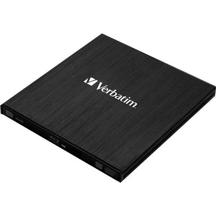 Graveur Blu-Ray Externe Ultrami VERBATIM - USB 3.0 - Nero - Noir