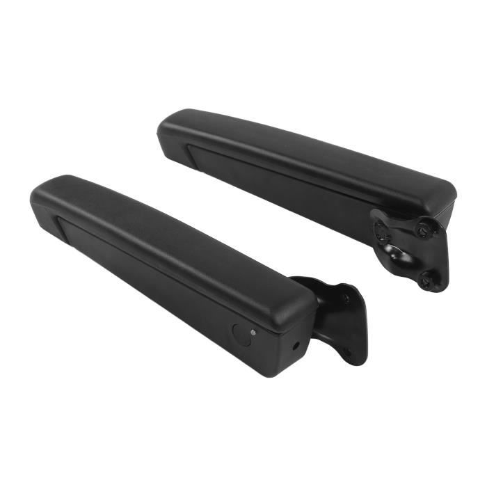 Paire D'accoudoirs Universels Réglables Pour Siège Voiture - Compatible VW T4/T5/T6, Fiat Ducato, Noir