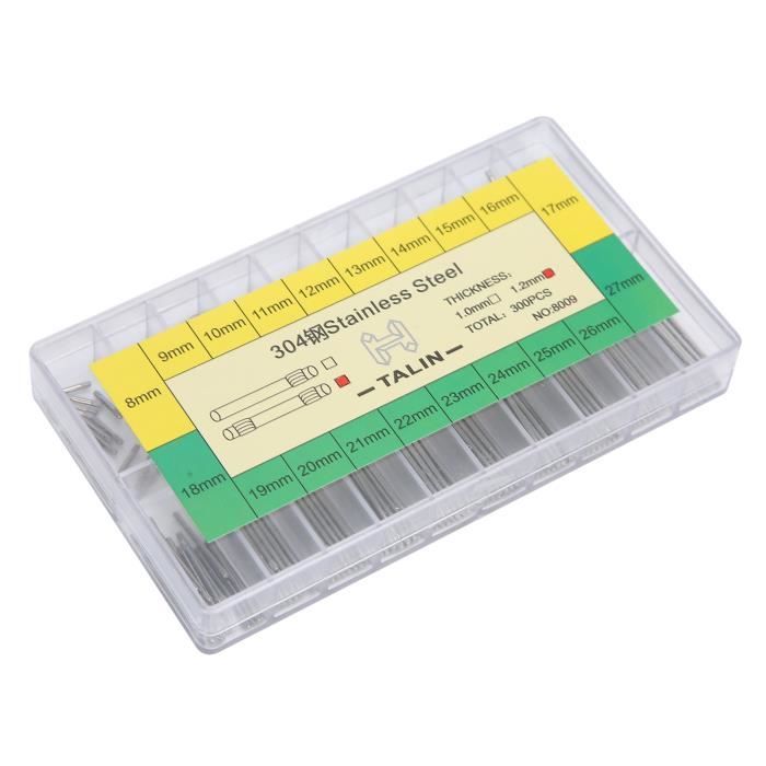 Lots De Dos D'épingle En Acier Inoxydable - 3 Trous - 2880 Pièces - Argenté