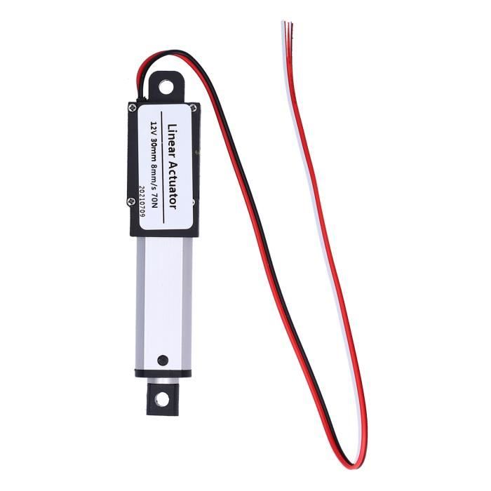 Mini Actionneur Linéaire 24V 30mm 70N - Pour Canapé, Robot, Ouvre-fenêtre, Avec Protections électroniques - 9