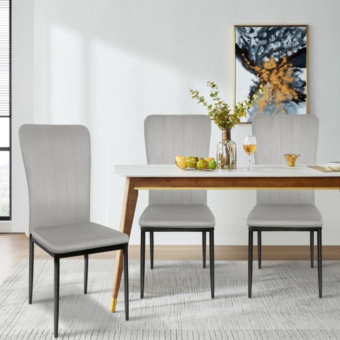 VASAGLE Chaise De Salle à Manger, Chaise De Cuisine, Siège Rembourré