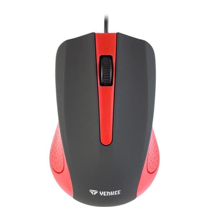 Souris – ROUGE SUVA – YENKEE – YMS 1015RD