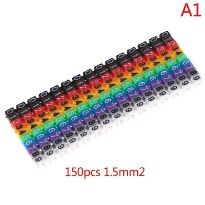 Sy Marqueurs De Cable Etiquette De Numero De Marqueur De Type C Colore Pour Fil De 2 3mm 4 Stylesobjet Decoratif Zwsp Cdiscount Maison