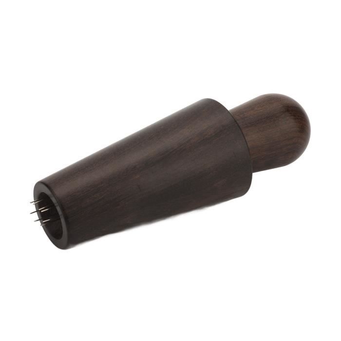 Distributeur Café 54mm Noix Réglable - Outil Barista En Noyer Pour Porte-Filtre