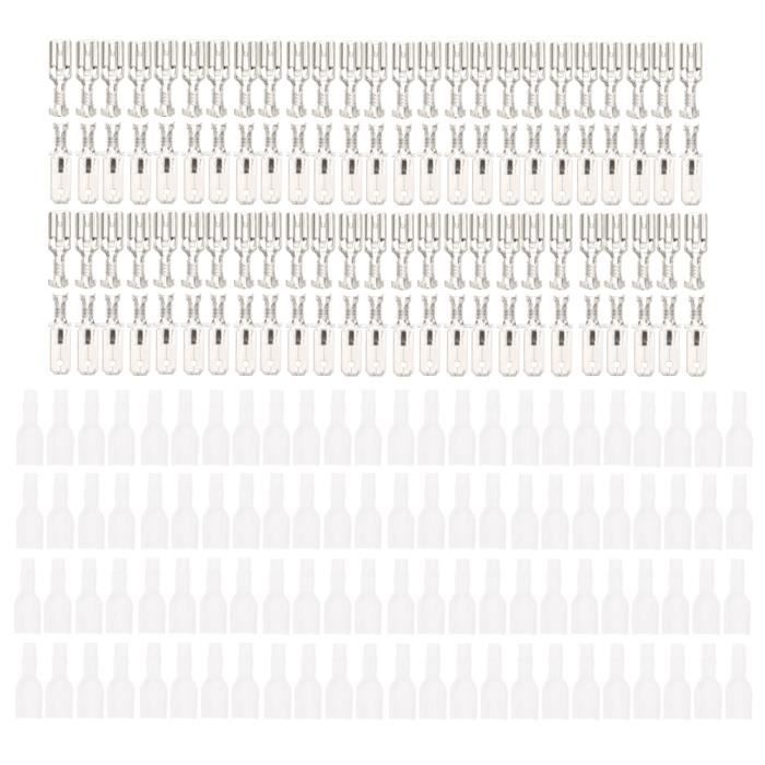 Kit De Connecteurs Rapides 3 Voies – 50 Pièces – Pour Câbles 28-12 AWG – Compact Et Pratique