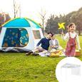 (Blanc) auvent tente toile d'ombrage voile pop-up auvent abri instantané terrasse extérieure jardin camping-1