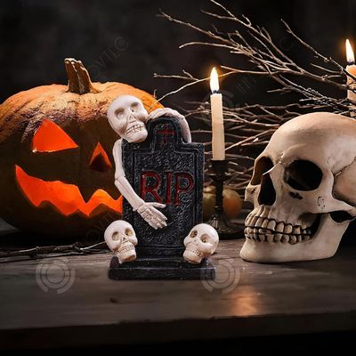 25 Pièces Décorations Halloween Miniatures En Résine - Citrouilles, Fantômes, Araignées Pour Arbre Et Bricolage