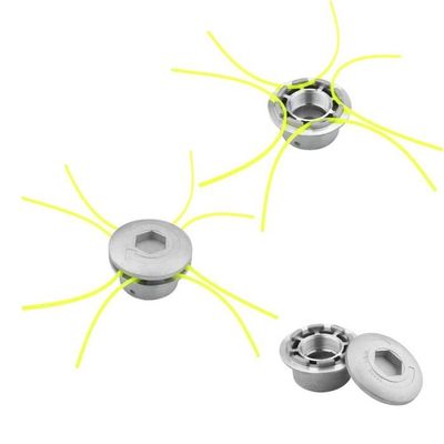 FaJoek Tête Débroussailleuse Universelle 4 Fils Aluminium – Tête Coupe-Bordure Pour Tondeuse Jardin